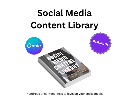 📱 Social Media Content Library – Hooks, CTAs & Strategy Templates